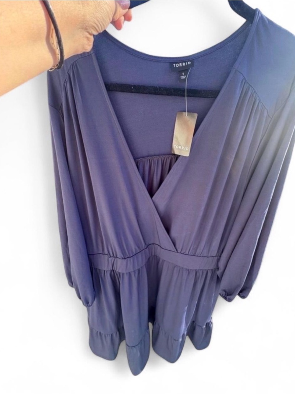 Torrid Navy Dress - Picture 2 of 3